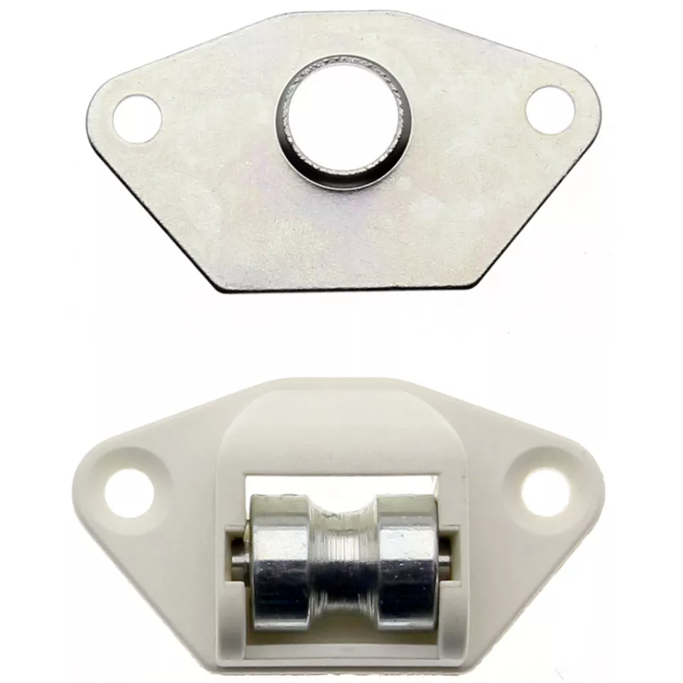 Mini horizontale touwgeleider wit +...