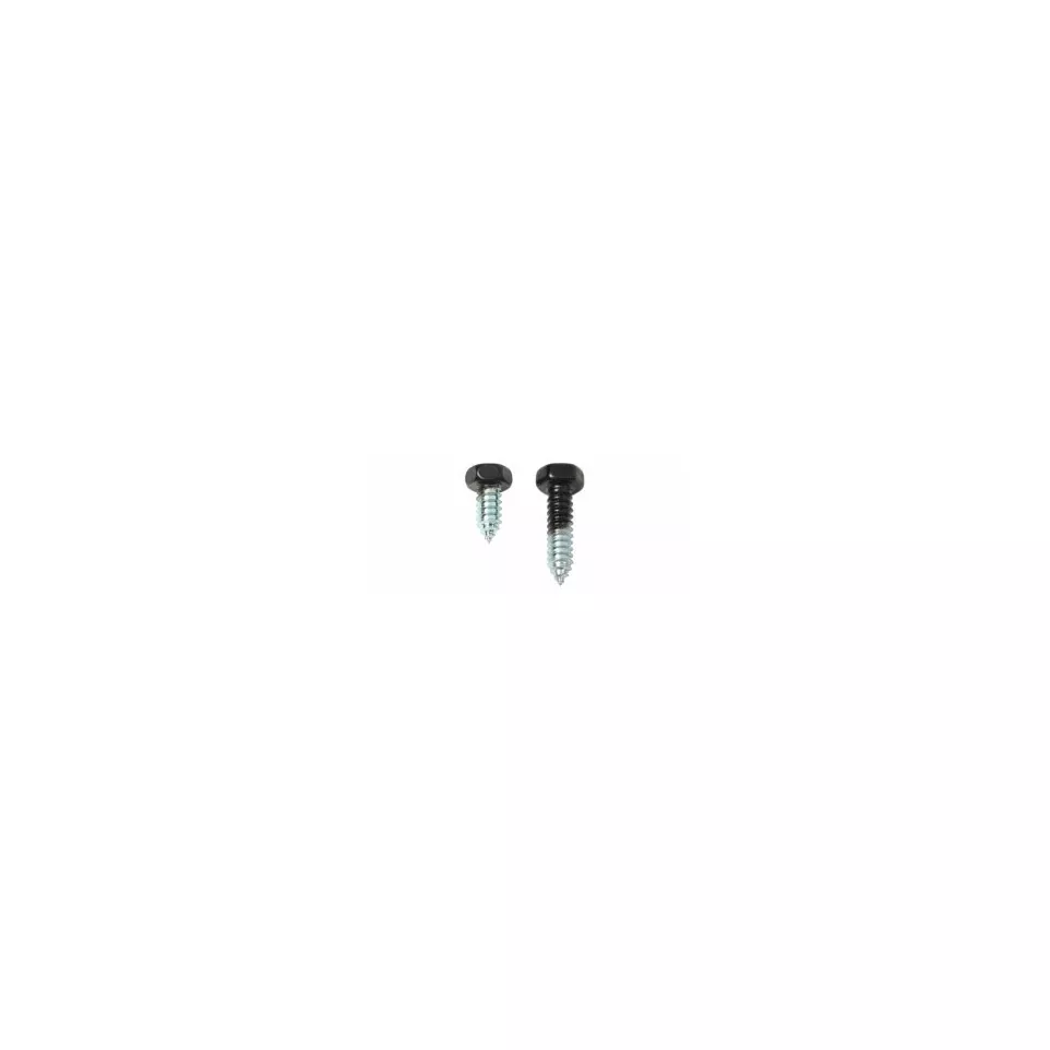 Black PVC Coach Screw HGD 8 x 30mm / pc