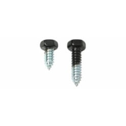 Black PVC Lag Screw 8 x 20mm per piece