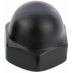 Nylon moer Diam 6 mm Zwart...