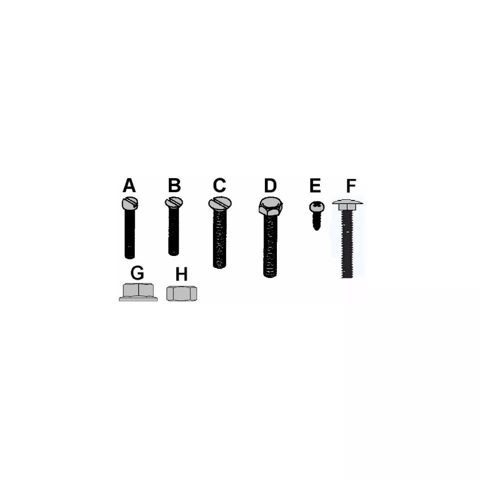 Countersunk Head Metal Screw M8 x 50...