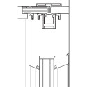 Zwarte pakking op de GU934/937 P742 rail (per 100m) / 100m