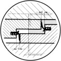 GU934/937 P743 Perimeterdichting voor hef- en schuifdeuren (per 100m) / 100m