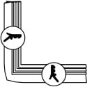 Gretsch-Unitas GU934/937 Perimeter Seal for Lift and Slide Doors P743 (per 100m) / 100m