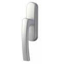 Poignée de châssis à fourche 26mm Rotoline R01.1 laqué alu naturel 9006 / pce
