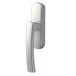 Poignée de châssis à fourche 26mm Rotoline R01.1 laqué alu naturel 9006 / pce