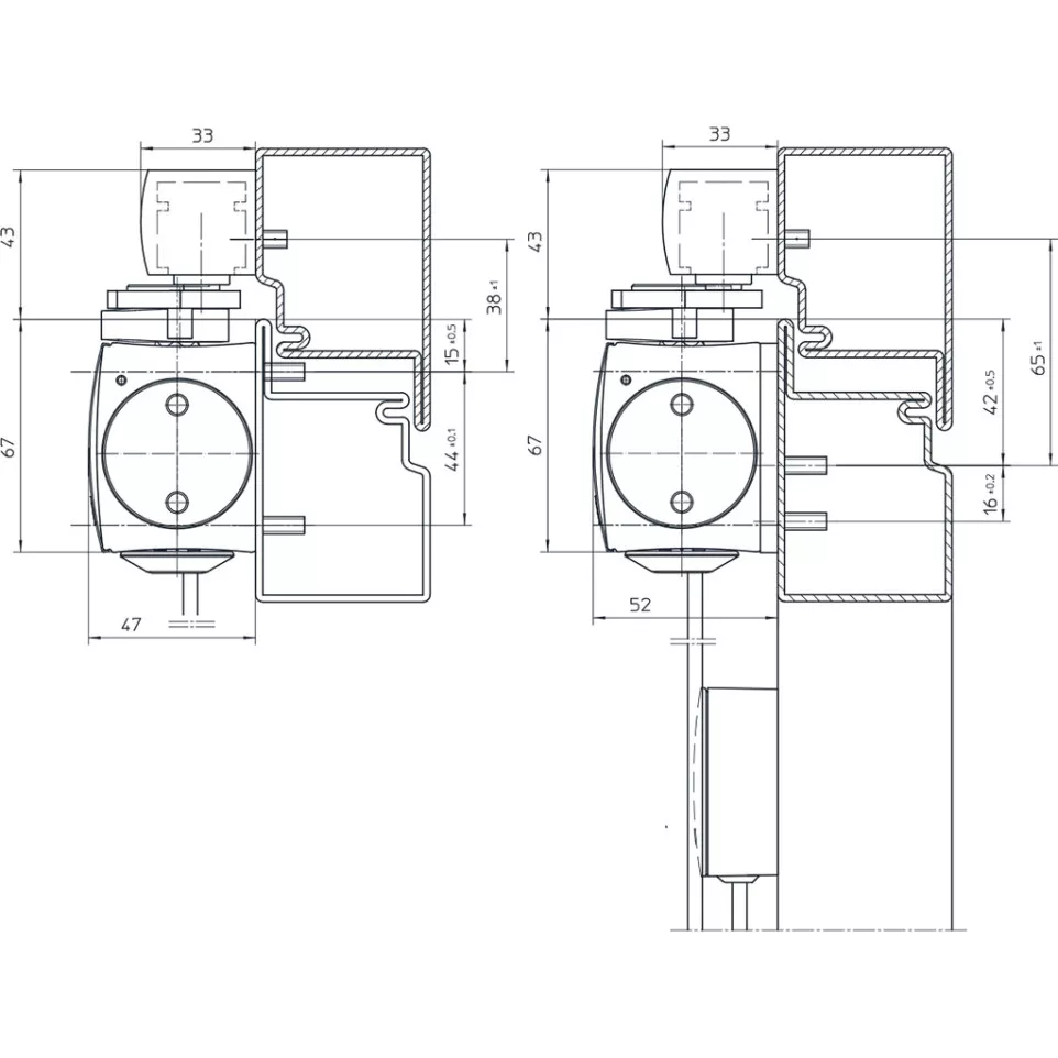 Geze TS 5000 E-FS Door Closer with...