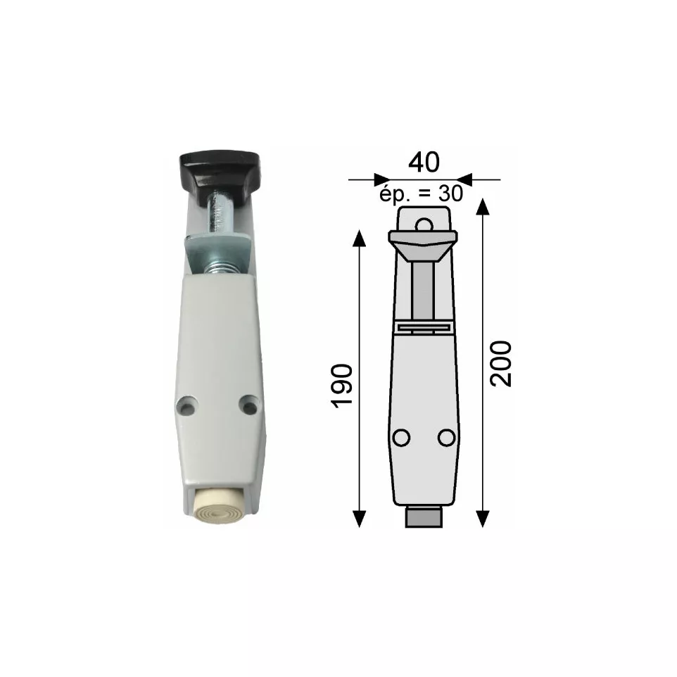 Fridavo 200mm White Door Stopper per...