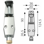BKS White Door Stop 145mm...