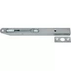 Verrous à bascule KSB zingués brossés à bouts arrondis 220x20x15mm / pce