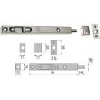 Stainless Steel Slide Bolt...