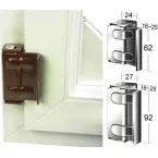 Vormann Brown Tilt Security Lock for Doors and Windows / pc