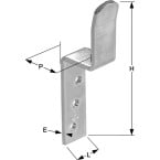Door stirrups / pc