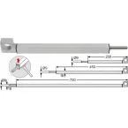 Fapim Atlas Latch 450x16x18 White RAL 9010 per piece