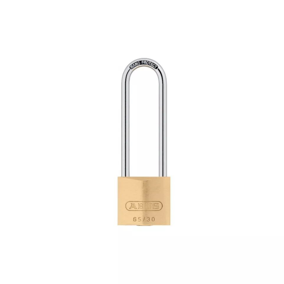 Brass Padlock 30x60mm Long Shackle...