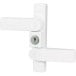 Verrous de sécurité pivotant double Burg Winsafe WS22 W SB blanc / pce