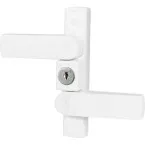 Verrous de sécurité pivotant double Burg Winsafe WS22 W SB blanc / pce