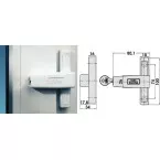 Verrous de sécurité pivotant Burg Winsafe W1 BR SB brun / pce