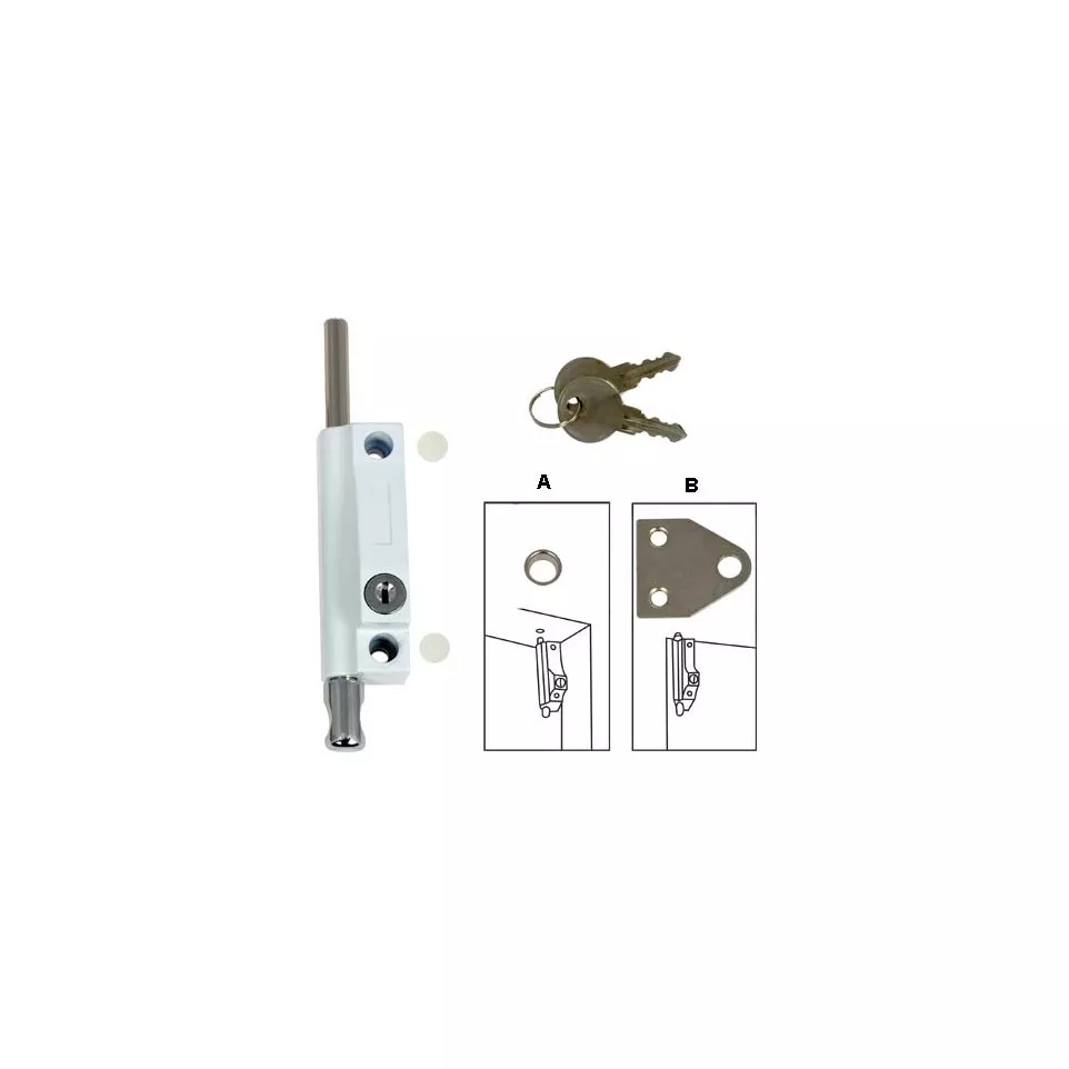 Long Stem Brown Security Key Lock / pc