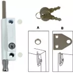 Long Stem Brown Security Key Lock / pc