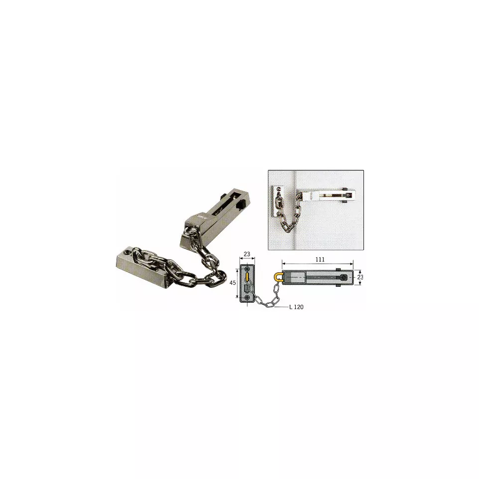 Abus SK66/N deurketting / pce