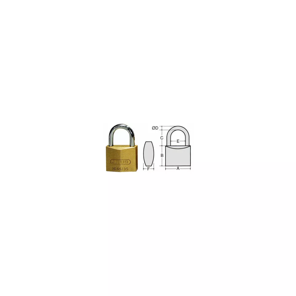 Abus 85/30 hangslot / pce