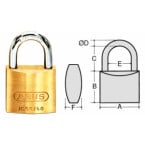 Abus Padlock 55/35 per piece
