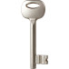 BB Lock Rounded Faceplate Silver LL1353 110/50mm per piece