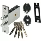 Cross Key Mortise Lock Case / pc