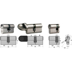 Cylindre Europrofil (PZ) Litto SELECT 5 35/50 / pce