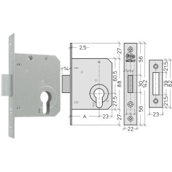 PZ cilinder nachtschoot Litto A4630 60mm / pce