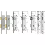 Serrures Litto M2652 cylindre PZ 35 / 110 droite / pce