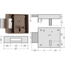 Litto B4120 and B4425 Door Frame for Wooden Doors per piece