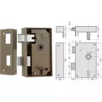 Serrures à appliquer Litto B1112 / pce