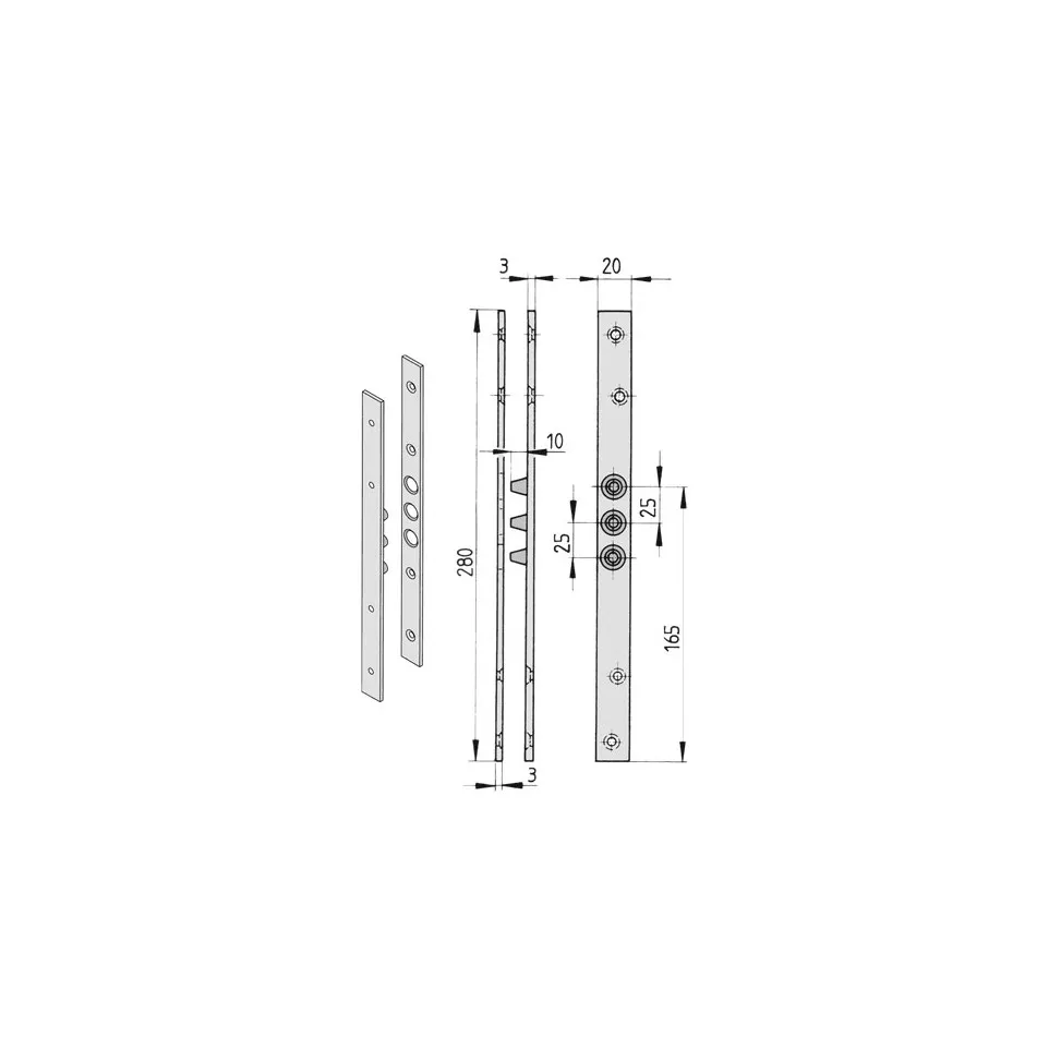 Anti-lift Door Security Device / pc