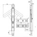 PVC Lock KTR 8033-1/31 Double Leaf 7/8 Groove per piece