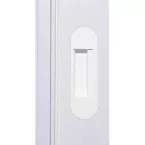 Gâche réglable blanc pour serrure magnétique AGB Polaris 2XT / pce