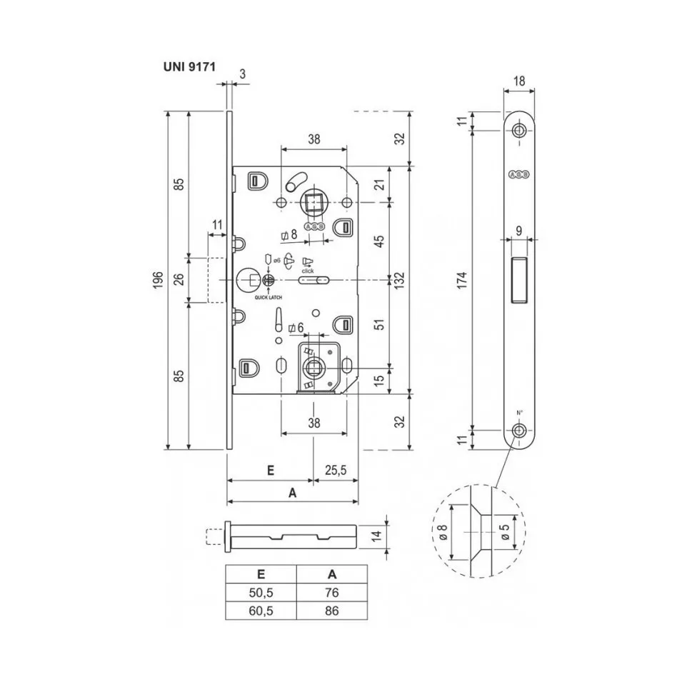 Magnetisch haakslot voor AGB Polaris...