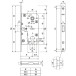 AGB Polaris 2XT Magnetic Euro Cylinder Lock without Strike Plate per piece