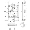 Magnetisch cilinderslot PZ AGB Polaris 2XT / pce