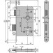 CES DIN Mortise Lock for Projects PZW with Anti-Friction Latch 55/72 Left/DIN R per pc