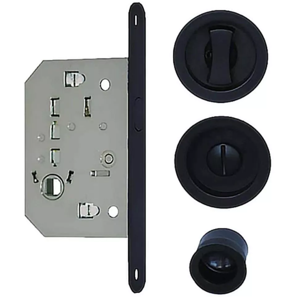 Sliding Door Hook Lock with Matte...