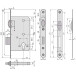 DIN-rolslot BMH 311 PZ / pce