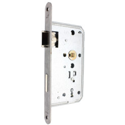 Serrure DIN BMH n°300 BB 55/72 têtière arrondie 24mm droite/DIN L / pce
