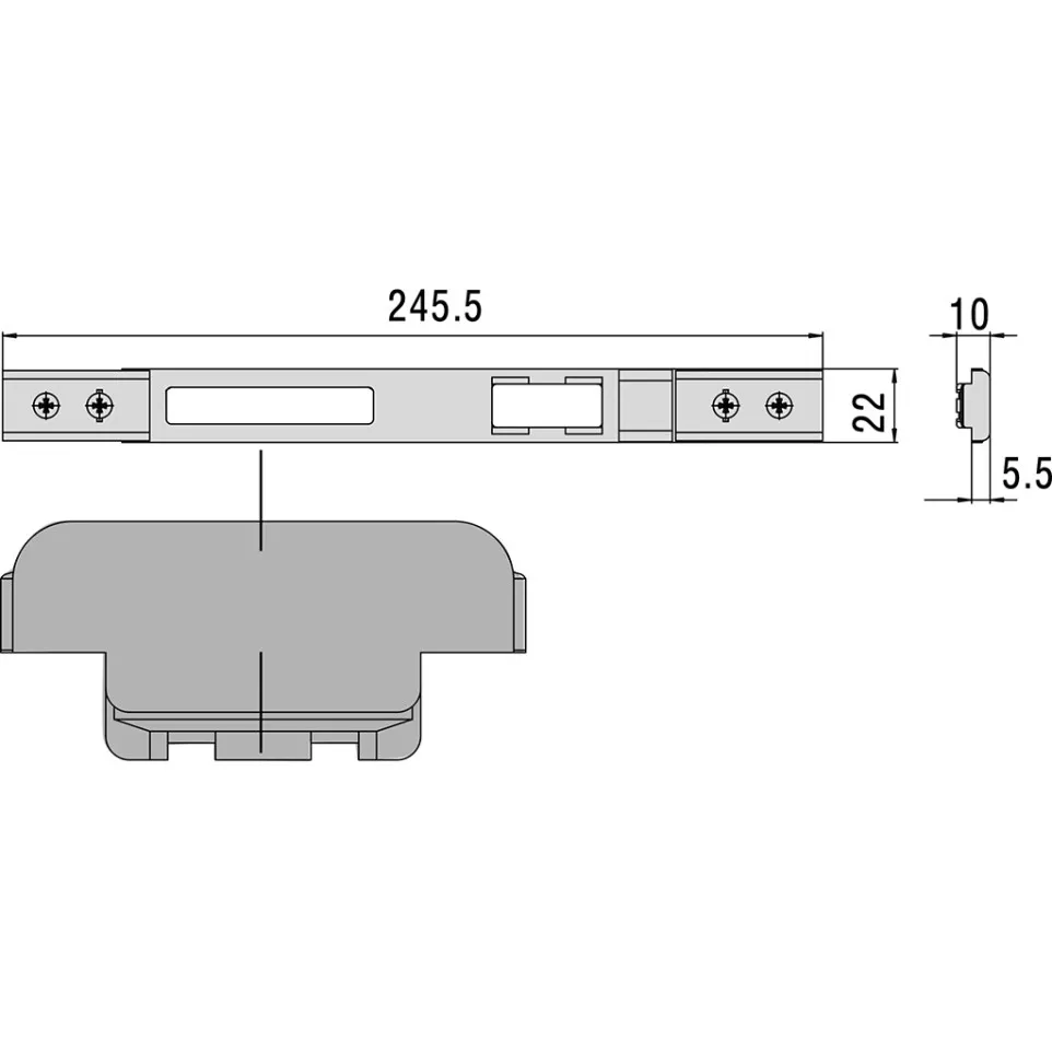 Central Strike Plate for Cisa...