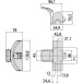 CISA FAST PUSH-PAD zwart / pce