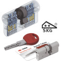 Set de 2 cylindres DUO double de très haute sécurité Cisa TEKNO 45/60 / pce