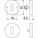 Round Stainless Steel BB Entrance Fittings L&L 400 per piece