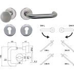 Stainless Steel Lever Set...