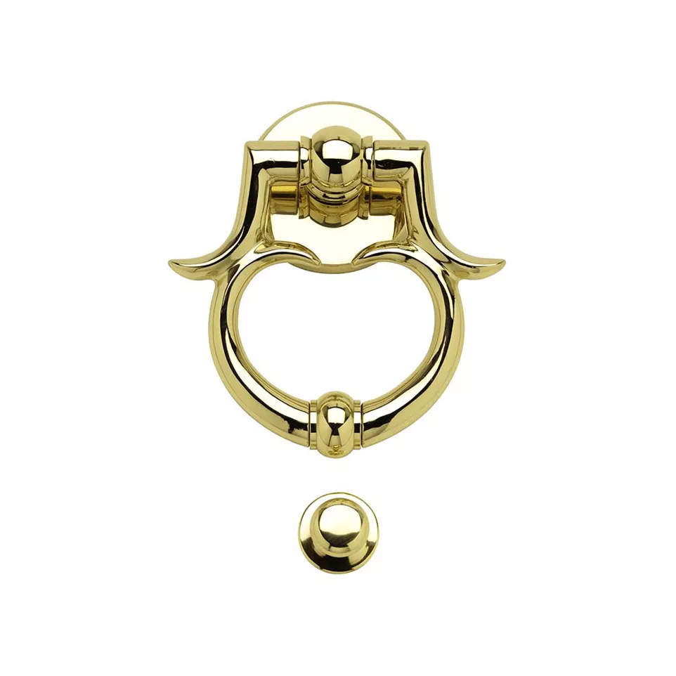 Barocco Brass Door Knocker PVD Finish...